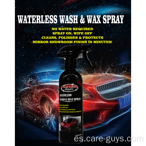 Productos de cuidado de automóviles de automóviles Lavado de autos sin agua